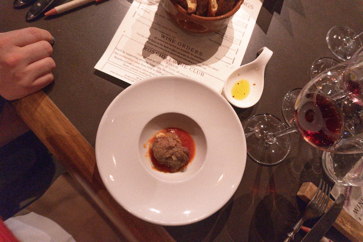 Dish at Roscioli