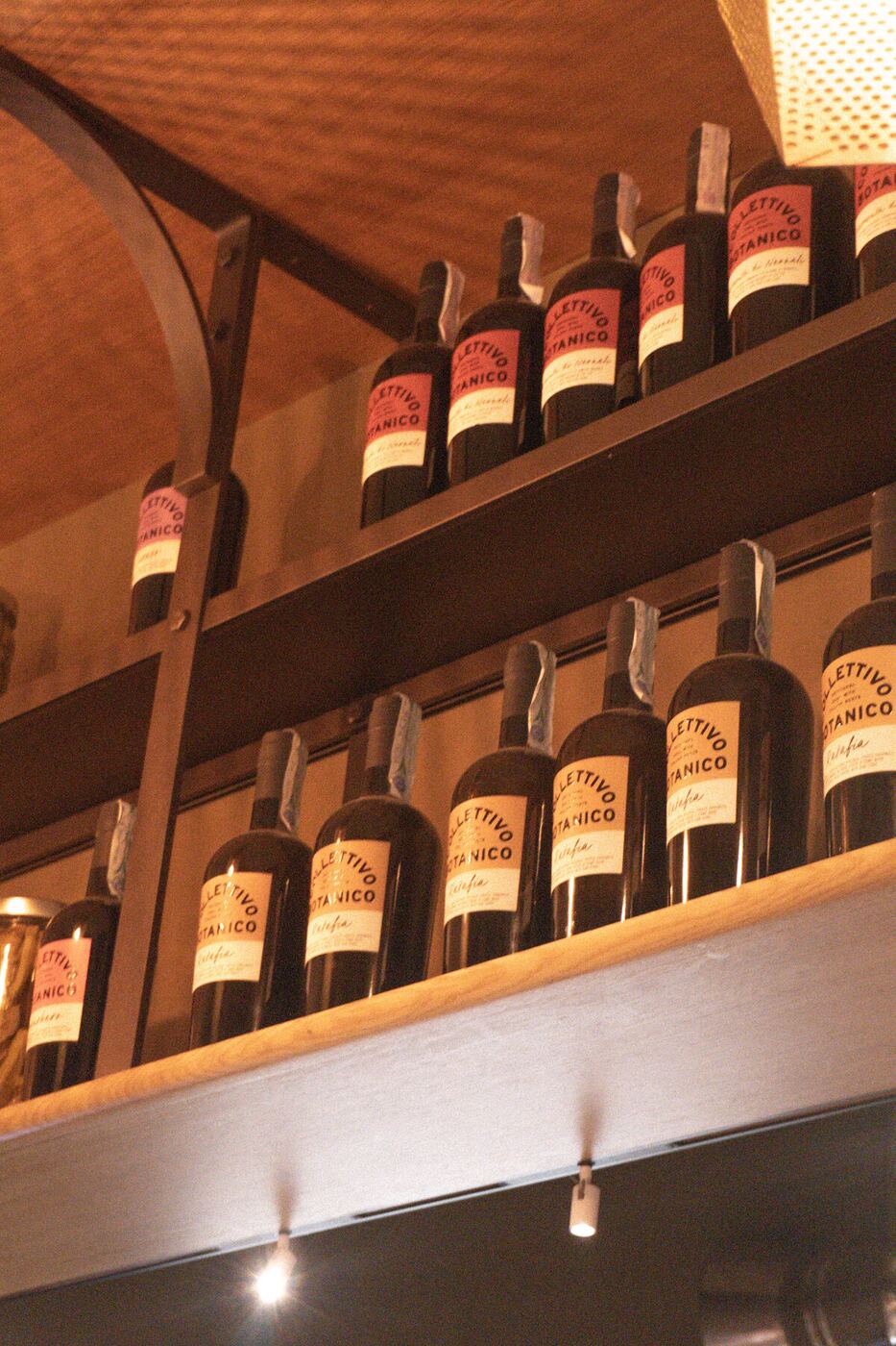 Collettivo Botanico bottles on the shelf