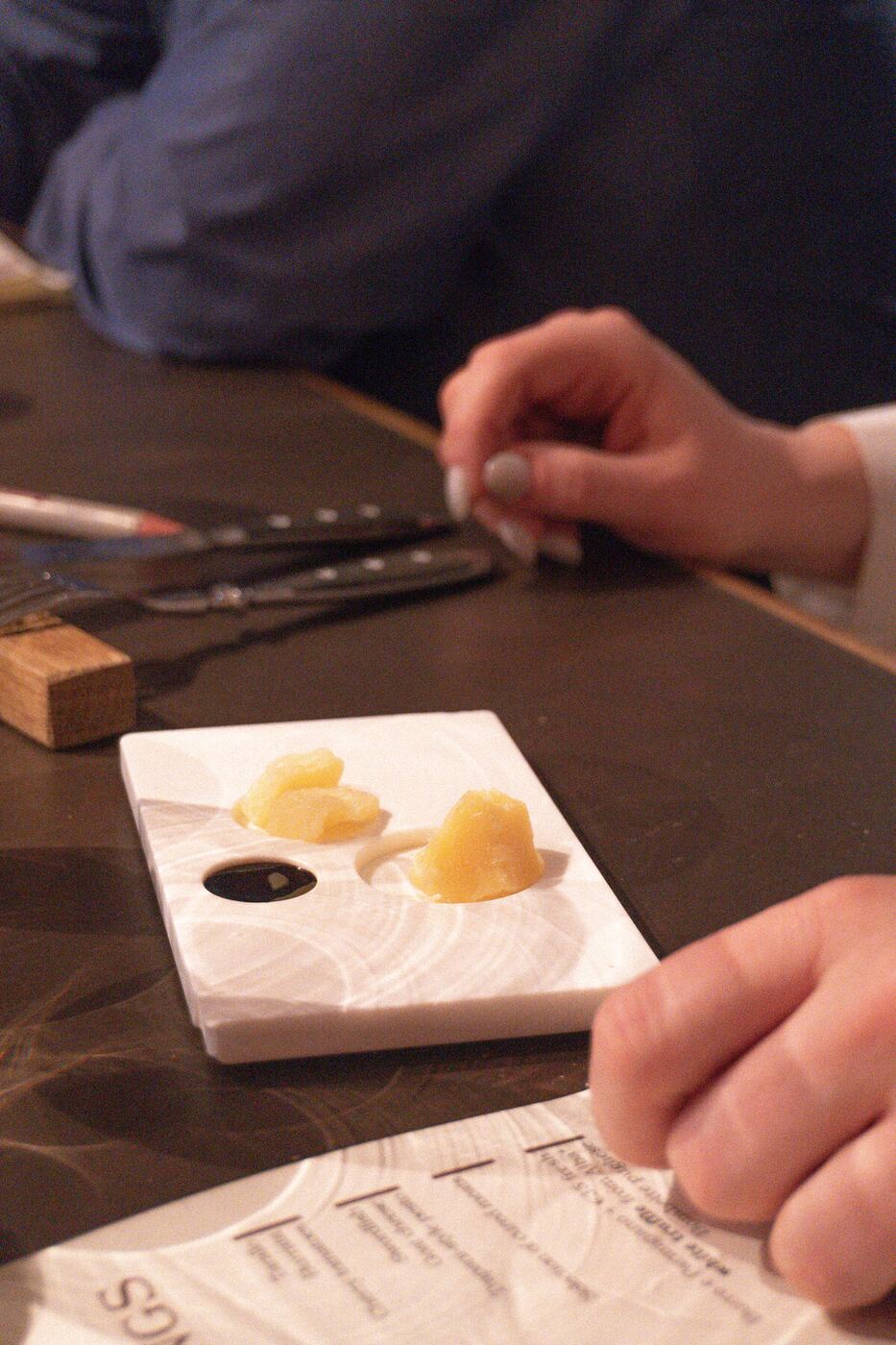 Aged parmigiano with balsamic
